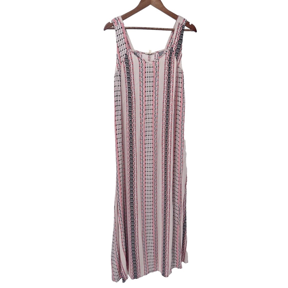 Easel M Maxi beachy resort vacation boho festival 21 ptp pink